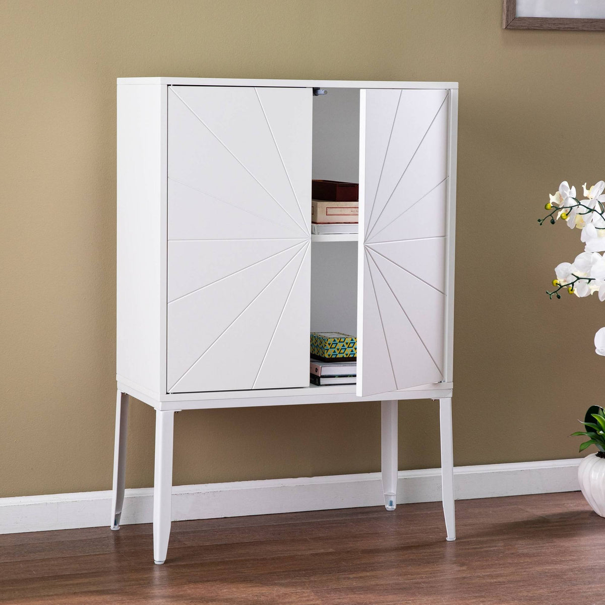Double Door Storage Cabinet White I87710