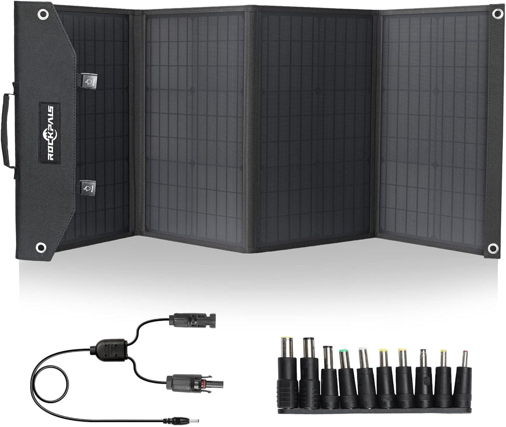 Foldable 60W Solar Panel Charger with USB Ports P147