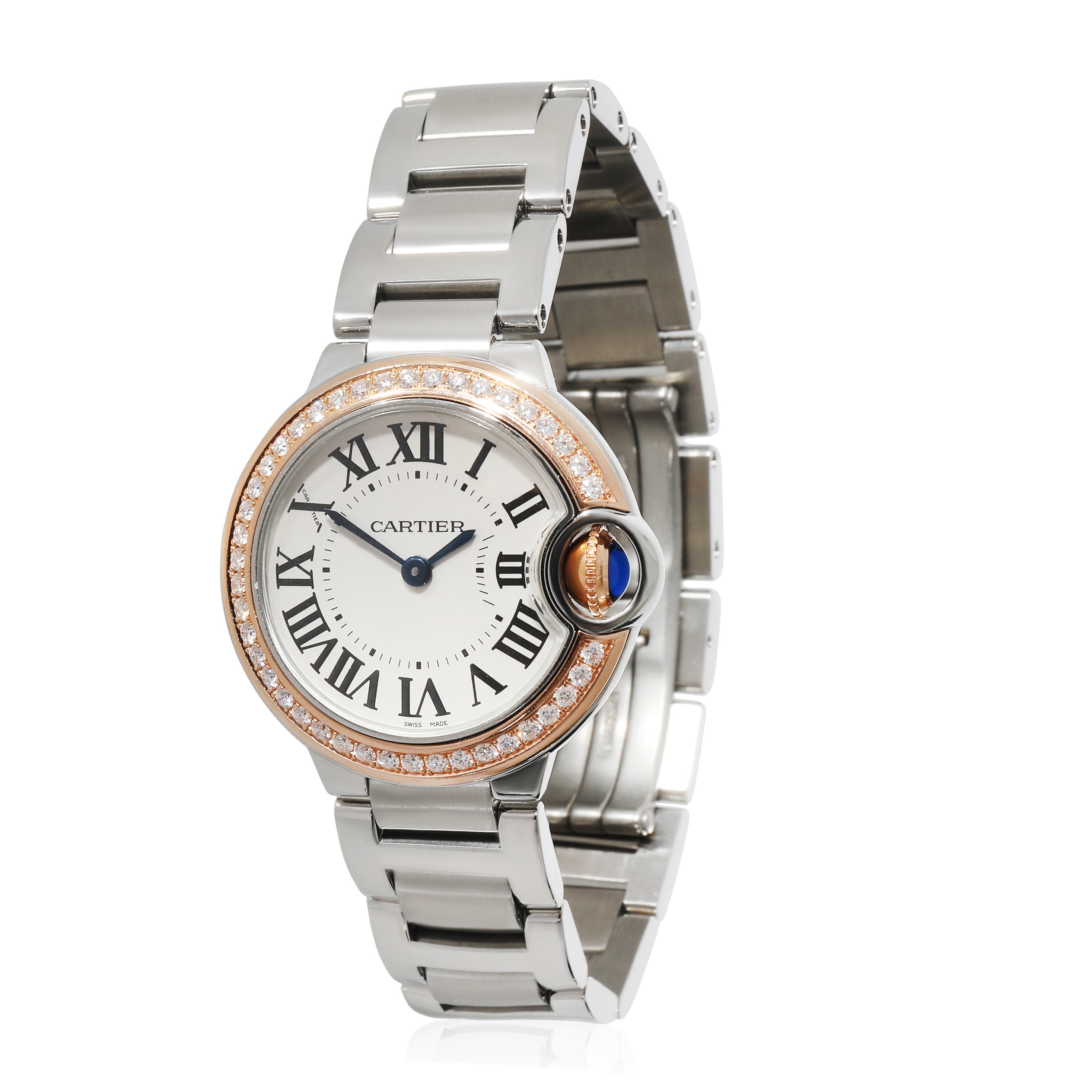 18kt Stainless Steel/Rose Gold Women's Watch Y447