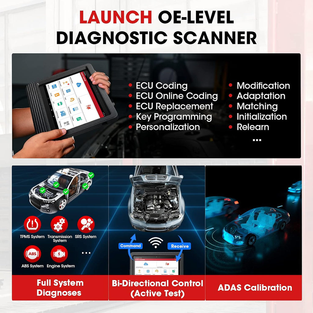 Bidirectional Scan Tool with ECU Coding M287886