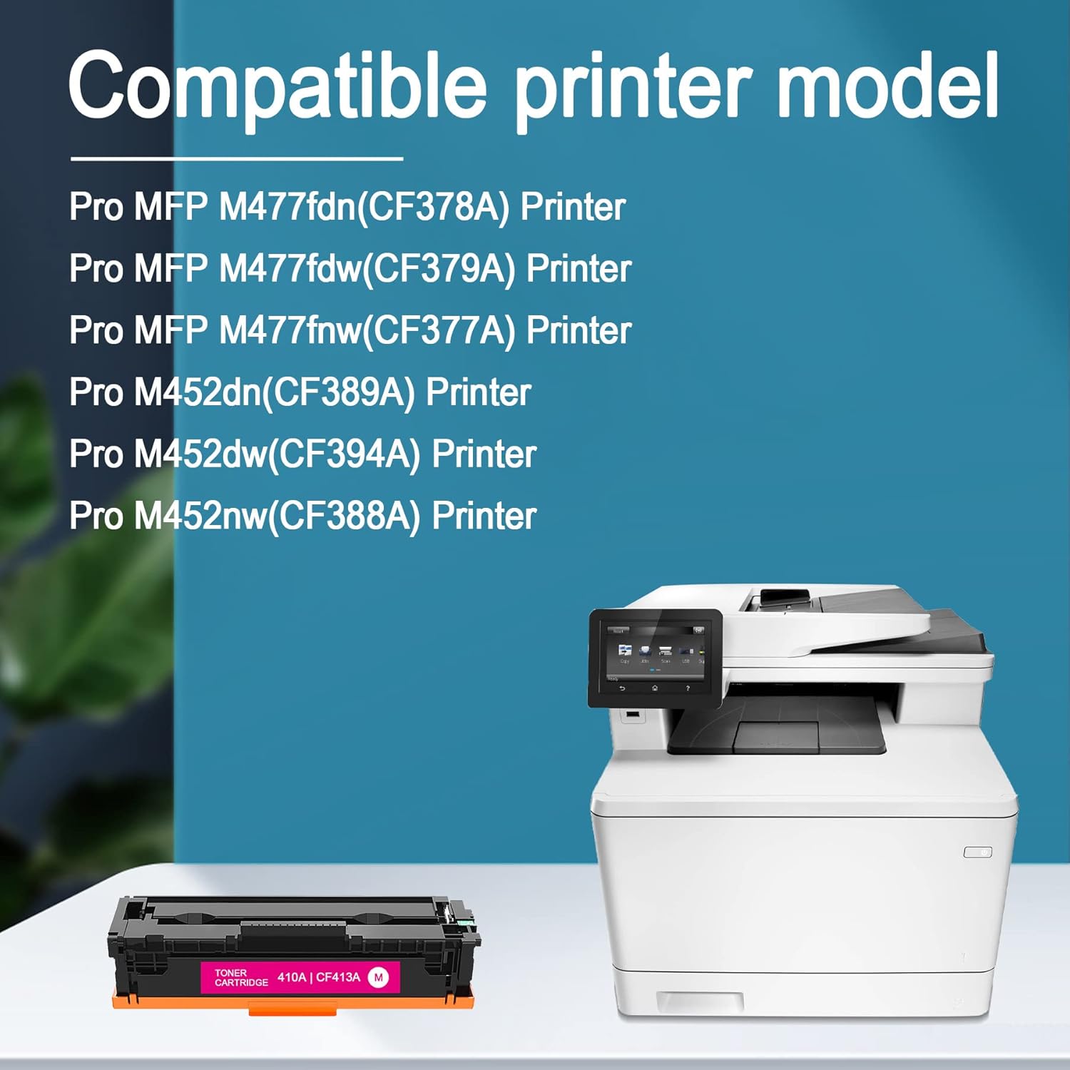Magenta Toner Cartridge for HP CF413A Printer N4429