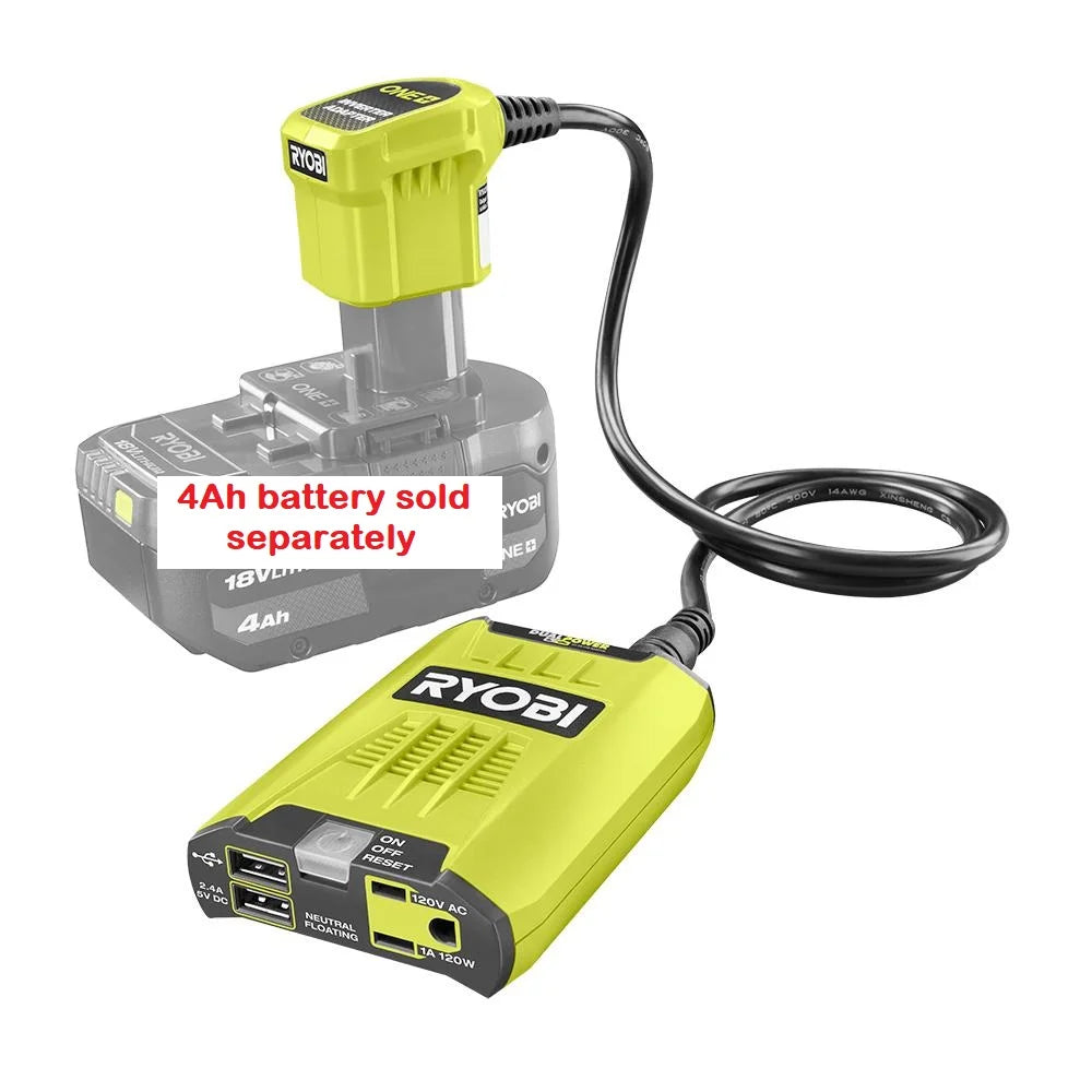 18-Volt Camping Kit with Fan, Light, Inverter, Batteries and Charger Z9709