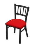 Black Wrinkle Finish Chair with Allante Dark Blue Seat E593