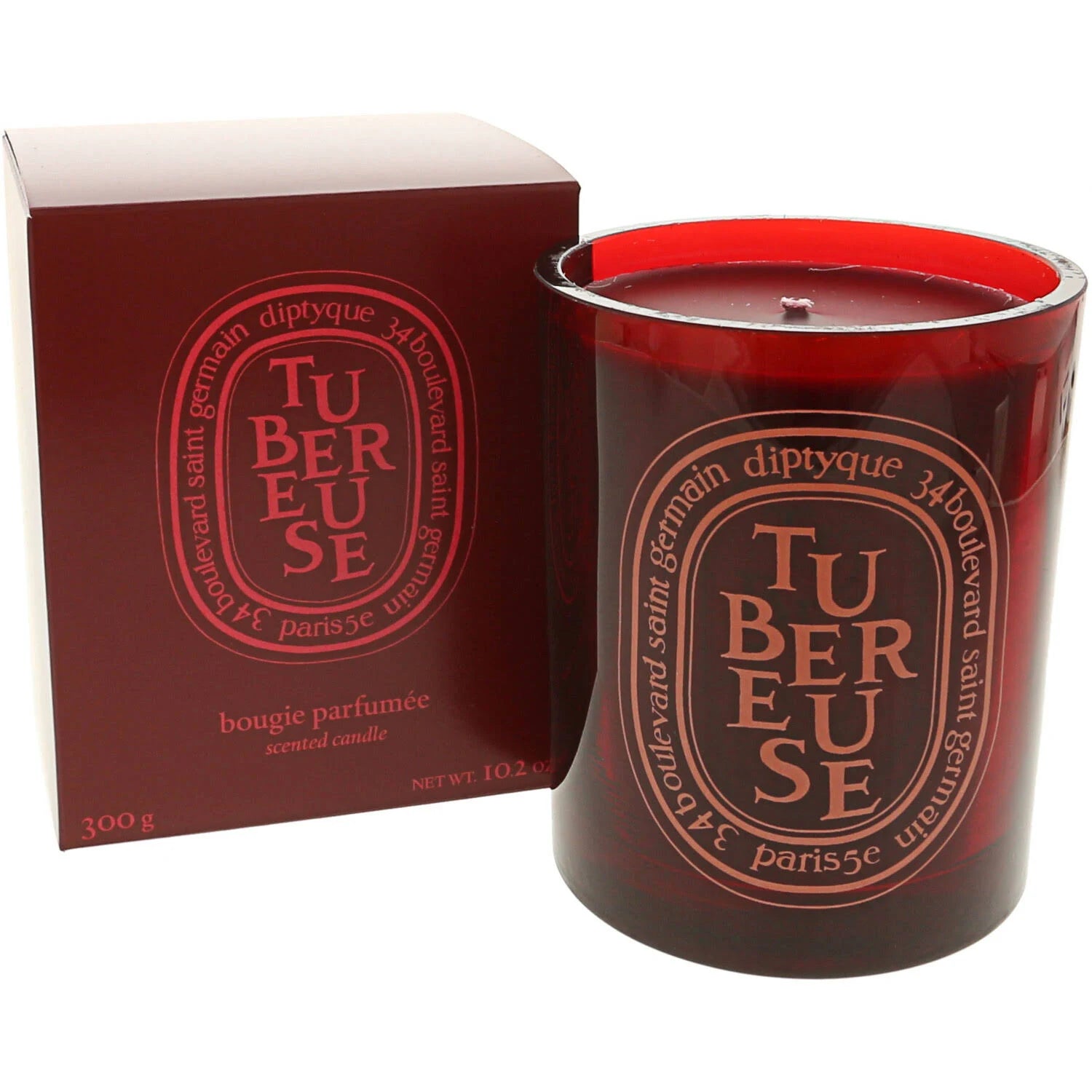 Red Tubereuse Candle I1619