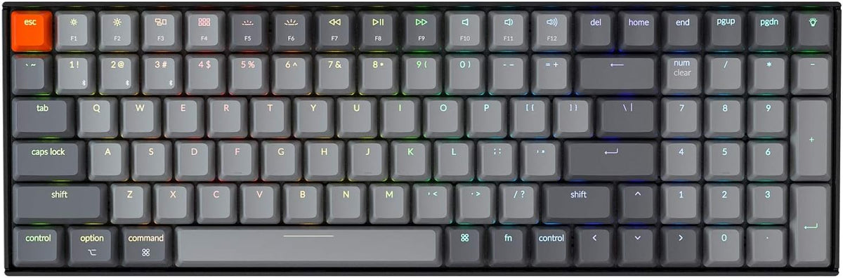 96% Layout 100 Keys Wireless Bluetooth 5.1/Wired USB C Mechanical Keyboard P450