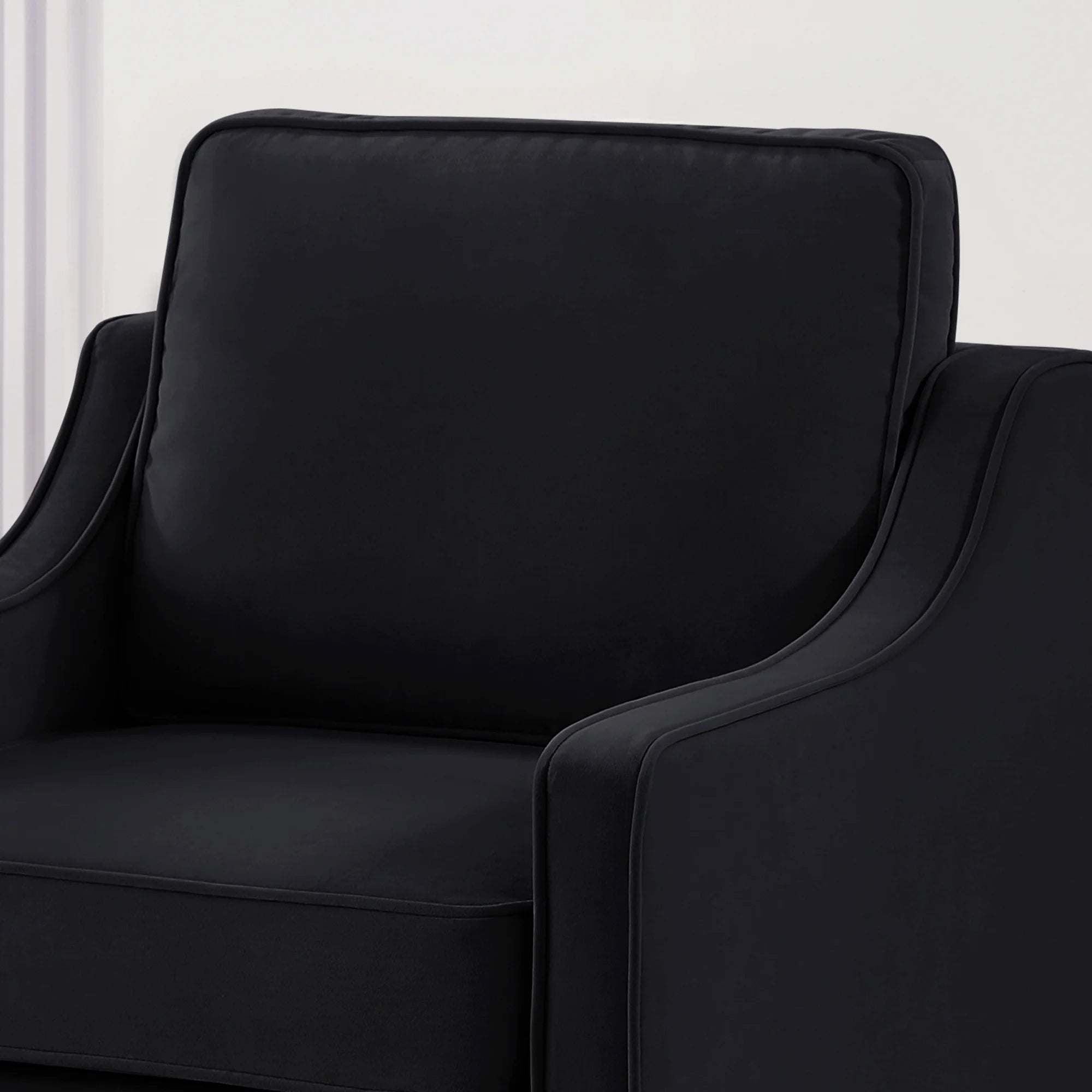 Black Velvet Armchair F78480