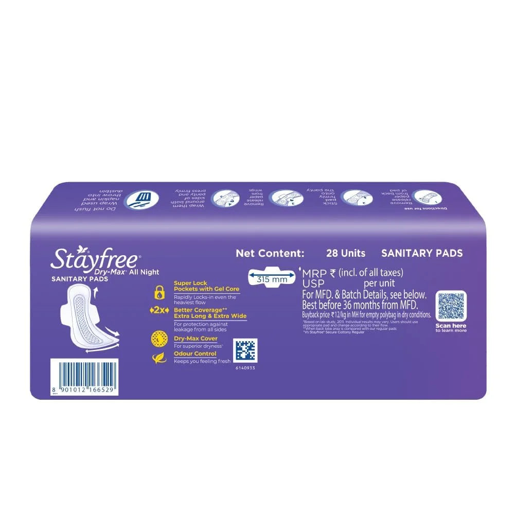 28 Pads Dry Cover Sanitary Pads With Wings T81048