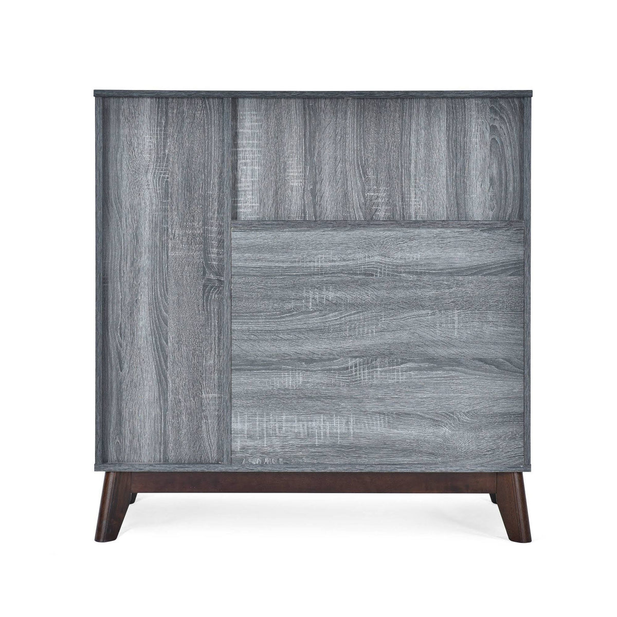 2 Drawer Cabinet Sonoma Gray Oak/Walnut P670661