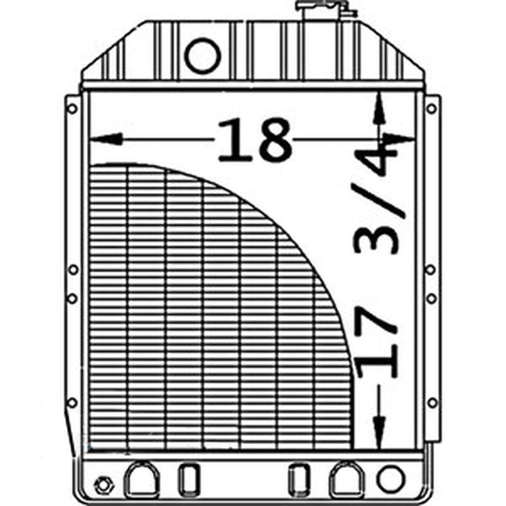 Skid Steer Radiator A618596