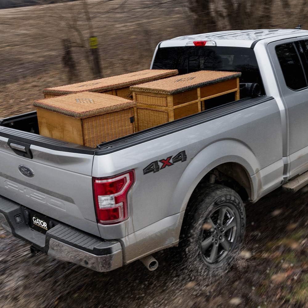 Soft Roll Up Truck Bed Tonneau Cover H120845