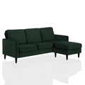 Green Reversible Sectional Sofa Couch K138