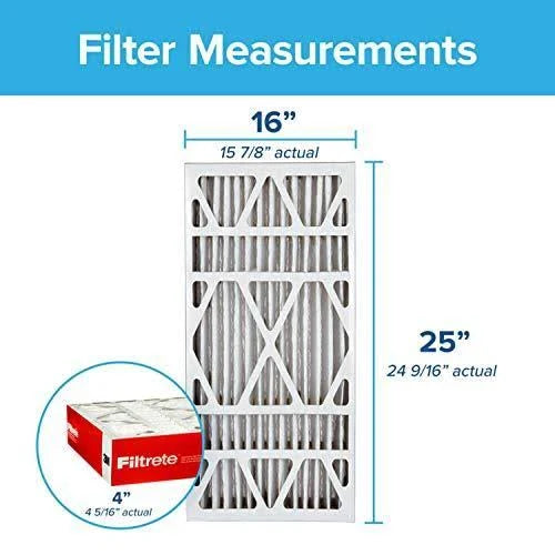 16x25x4 AC Furnace Air Filter MPR 1000 N577