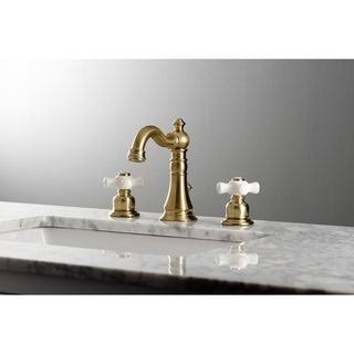 Polished Chrome Widespread Bathroom Faucet M2446