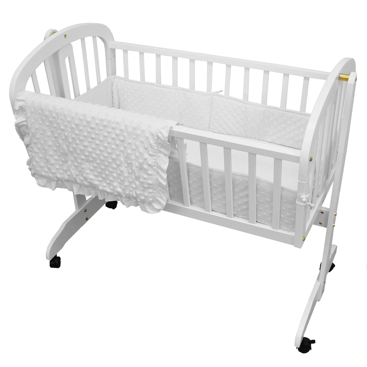 White 3-Piece Cradle Bedding Set C865787