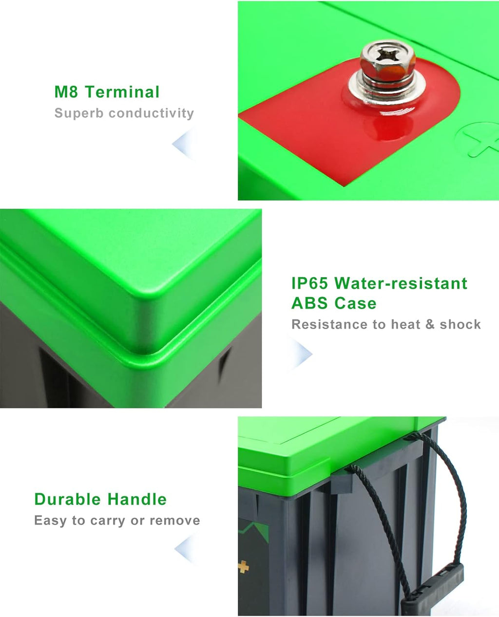 12V 6Ah Lithium Iron Phosphate Rechargeable Battery D356900