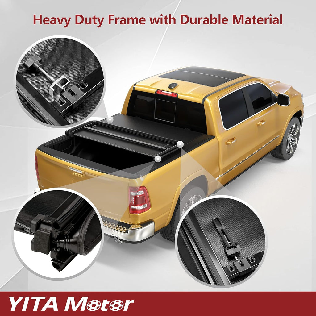 Soft Tri-Fold Truck Bed Tonneau Cover T213