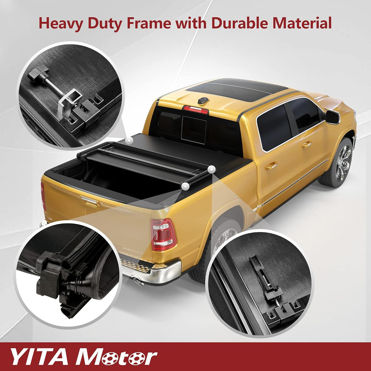 Soft Tri-Fold Truck Bed Tonneau Cover T213