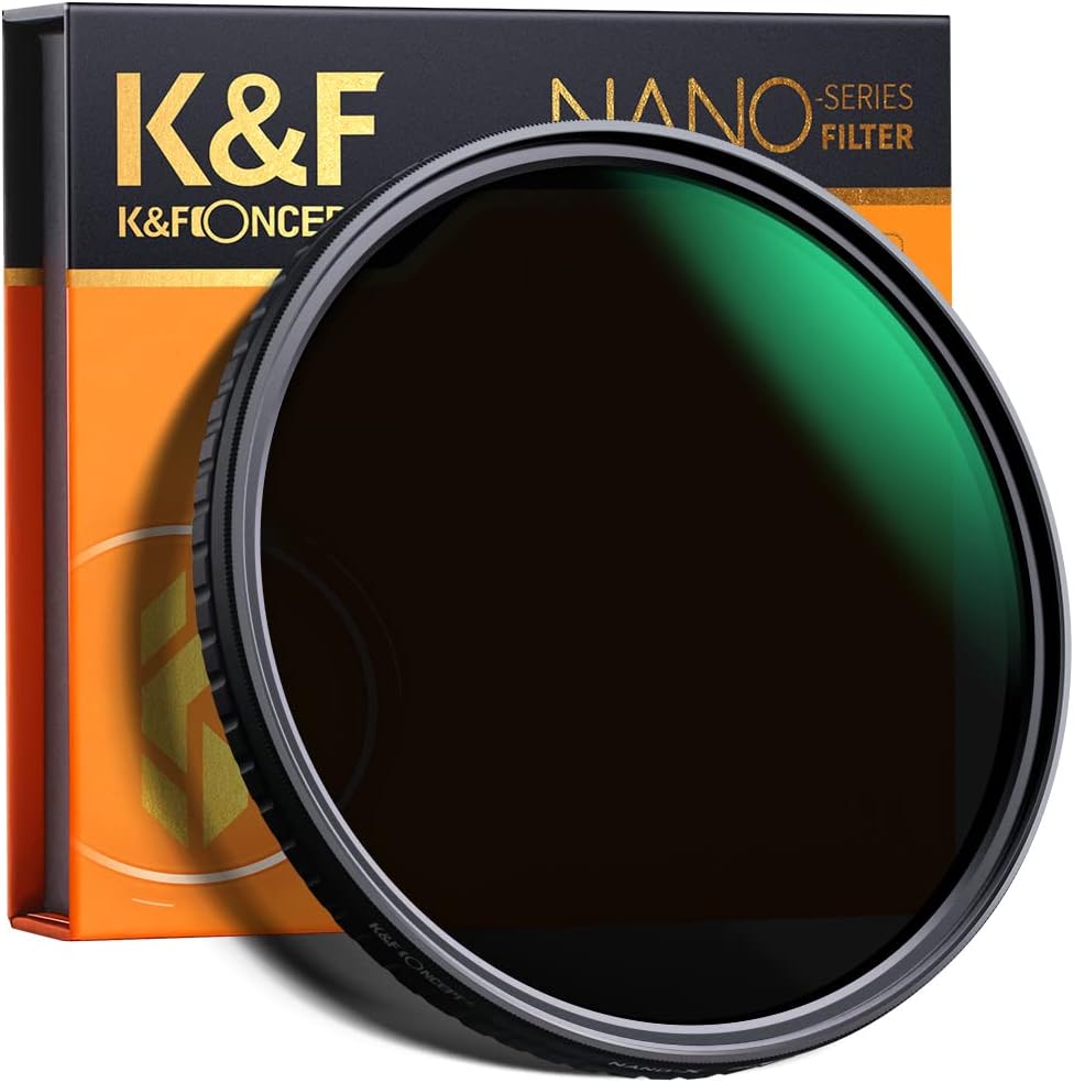 82mm Variable ND Filter ND32-ND512 Neutral Density Lens Filter with Multi-Layer Coatings O5085