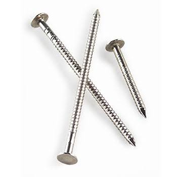 6 in. Stainless Steel Ring Shank Roofing Nails 5 lb. L732063
