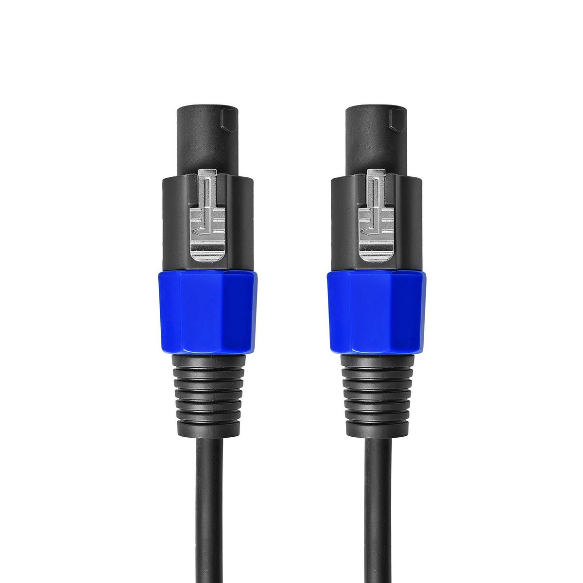 2Pcs 100 Feet Speakon to Speakon Speaker Audio Cable with Twist Lock C686