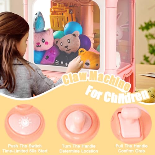 Mini Candy Vending Grabber Machine (Pink) Y196023