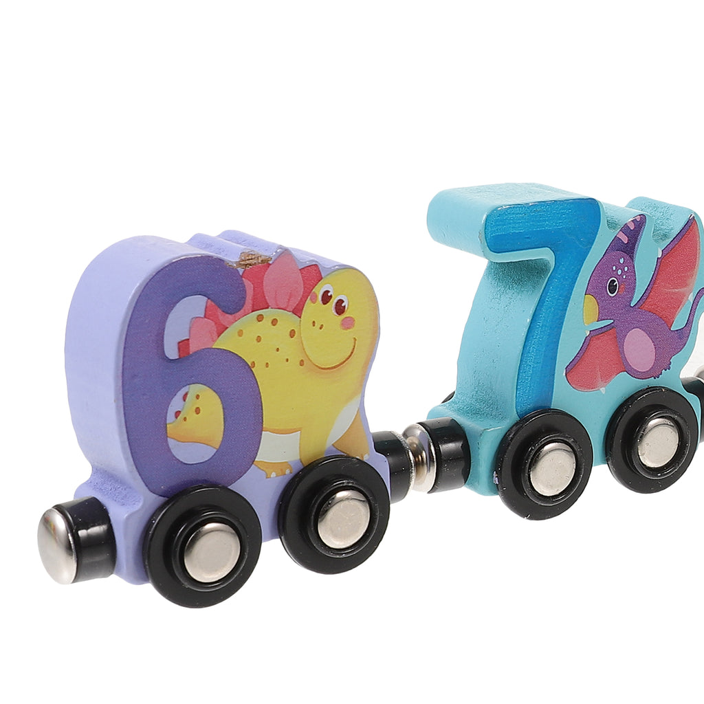 Magnetic Wooden Building Block Car Toy G81378