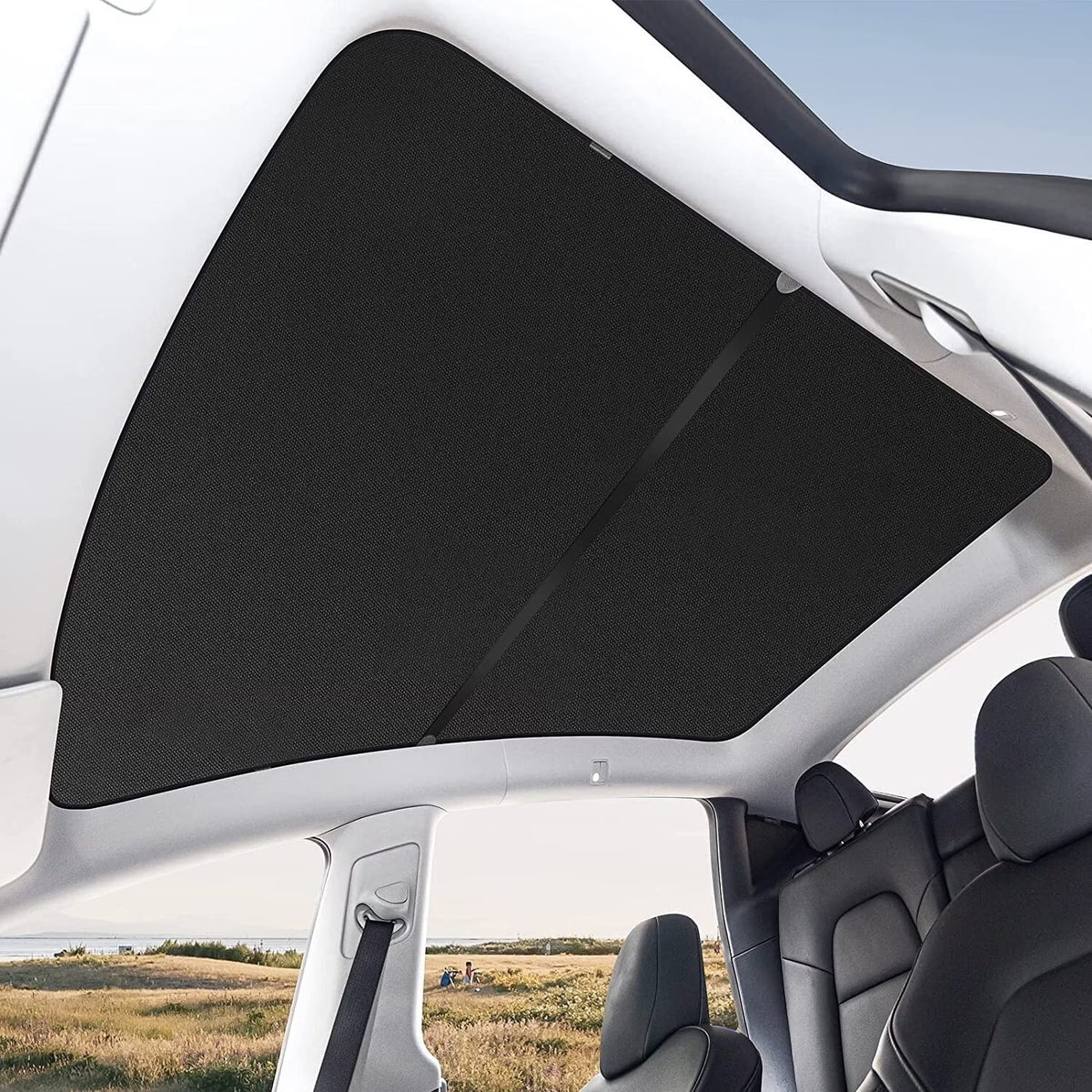 Black Sunshade for Tesla Model Y W375846