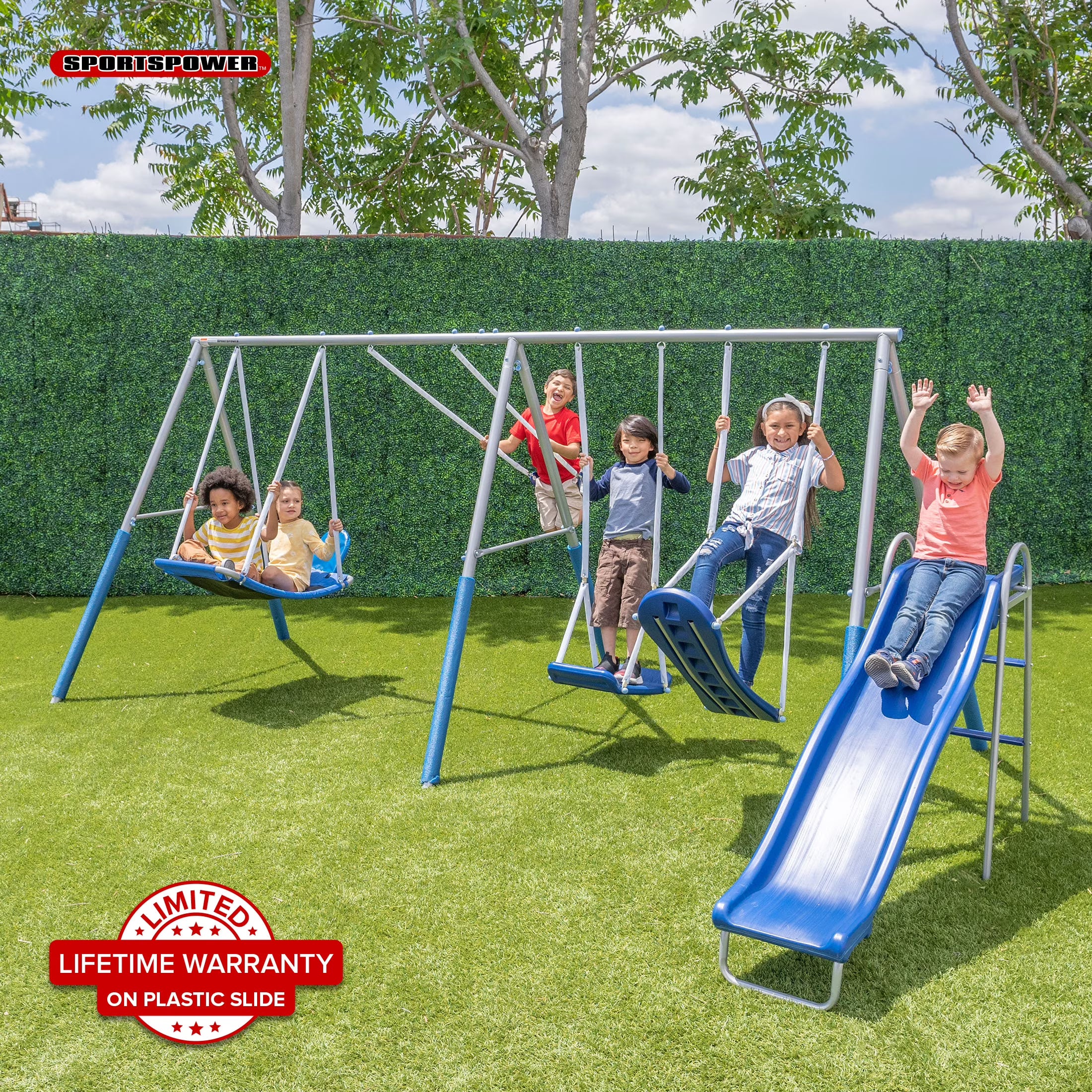 Metal Swing Set W3673