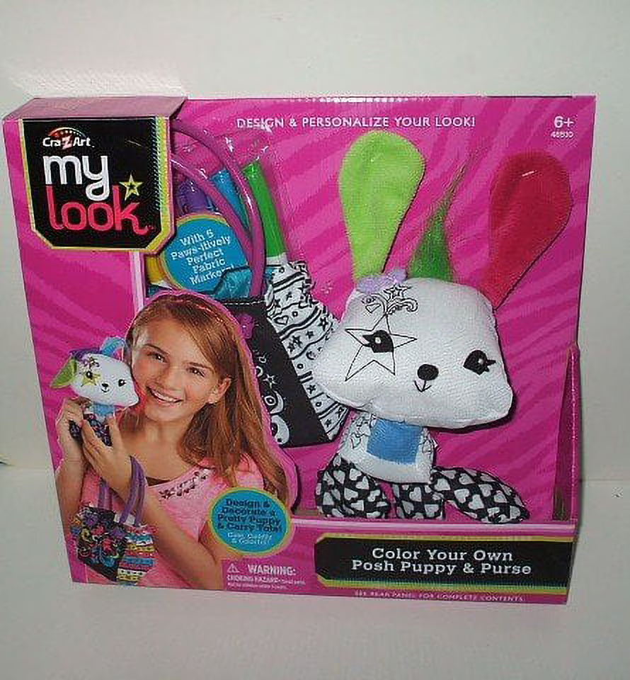 Posh Puppy & Purse Color Your Own Craft Kit T122519
