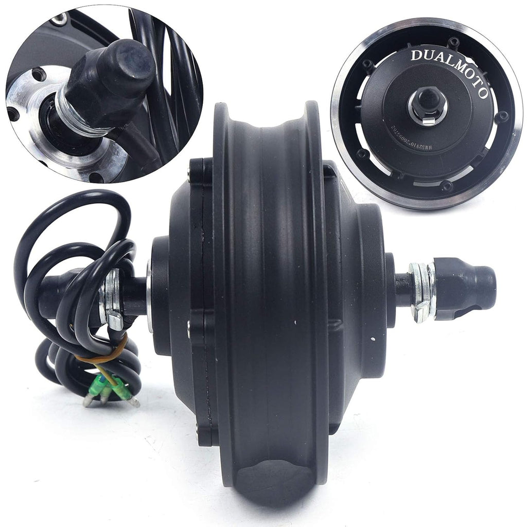 1000W 52V Brushless Gear Hub Motor for 10 Inch Electric Scooter Q792020