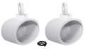 6x9" Swivel White Aluminum Wakeboard Tower Speaker Pods A5621