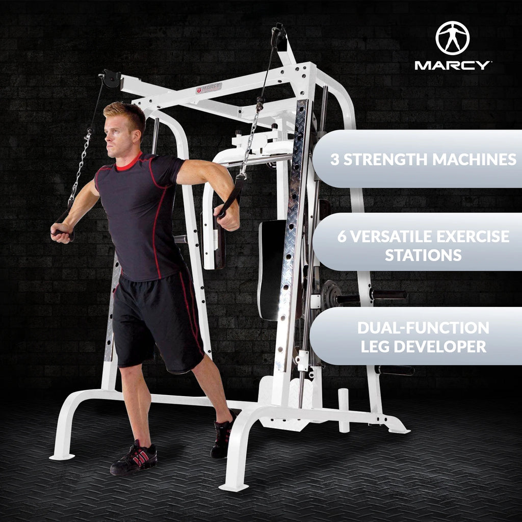 White Smith Cage Workout Machine B71718