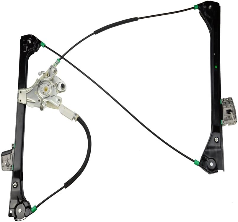 Front Right Passenger Side Power Window Regulator without Motor for BMW E46 Coupe Convertible Pack of 2 L871300