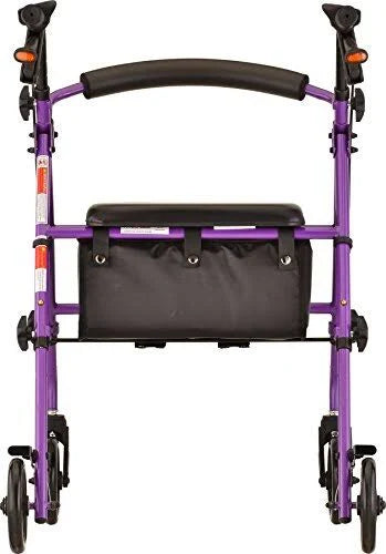 Purple Steel Rolling Walker D29353