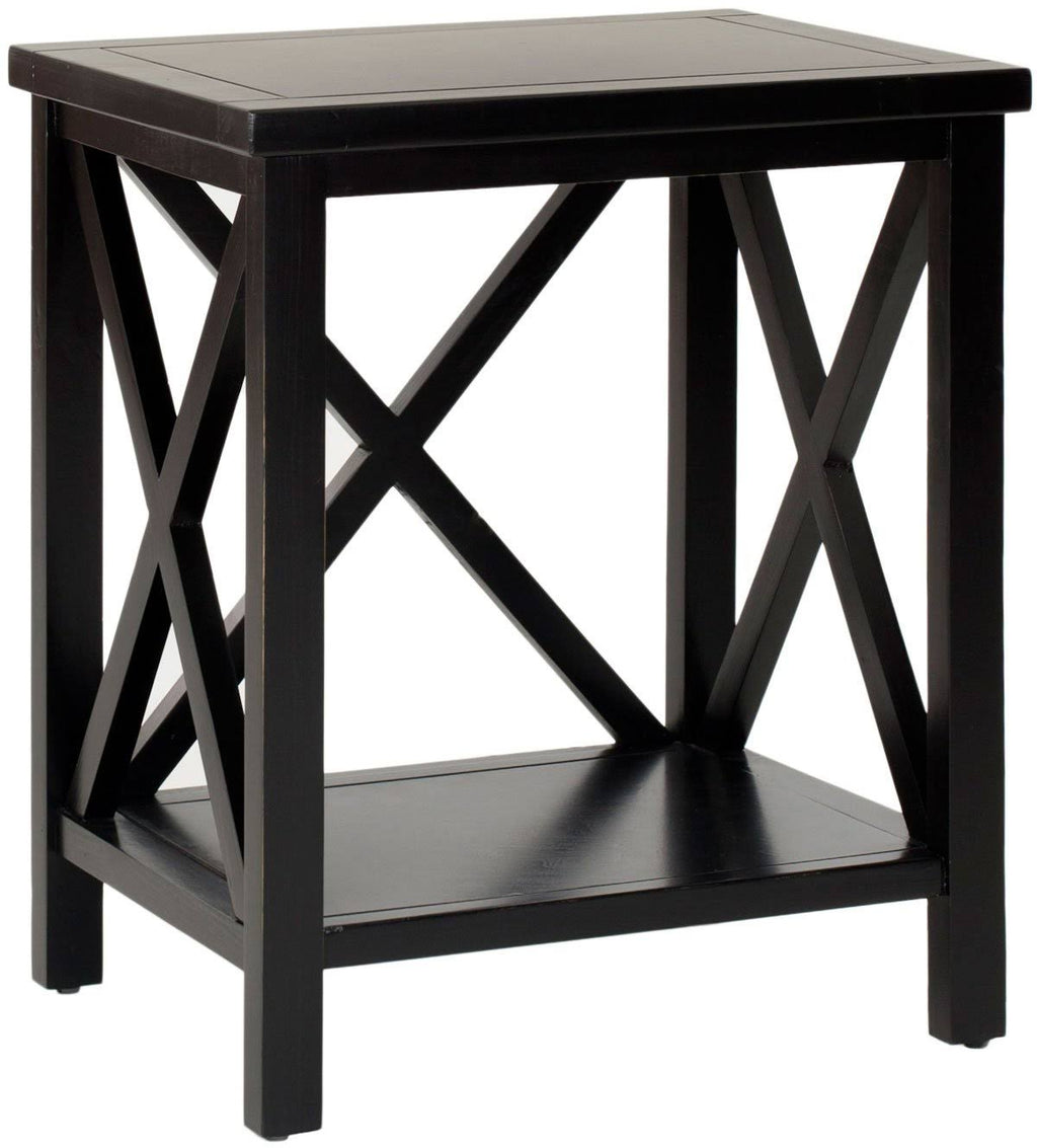 Dusty Green Cross Back End Table I820
