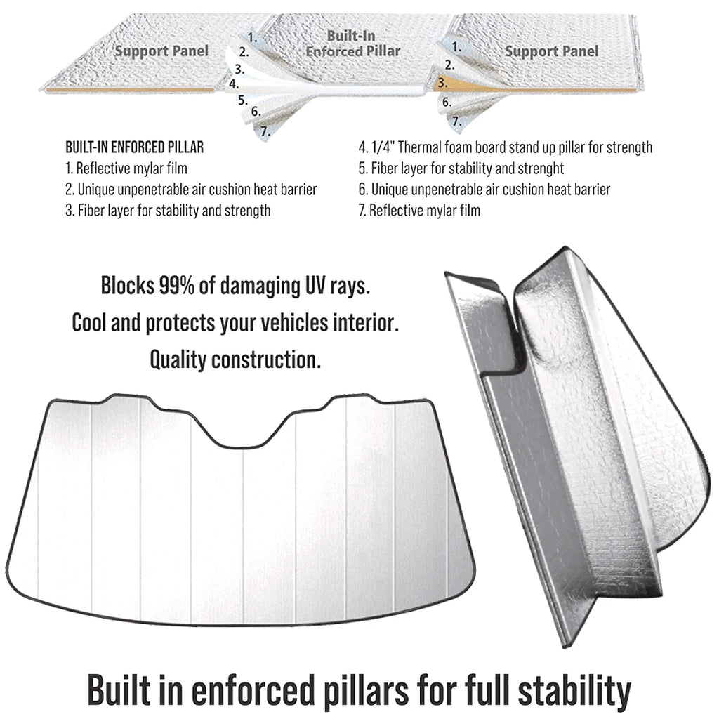 Windshield Sun Shade 54"x 27.5" K41685