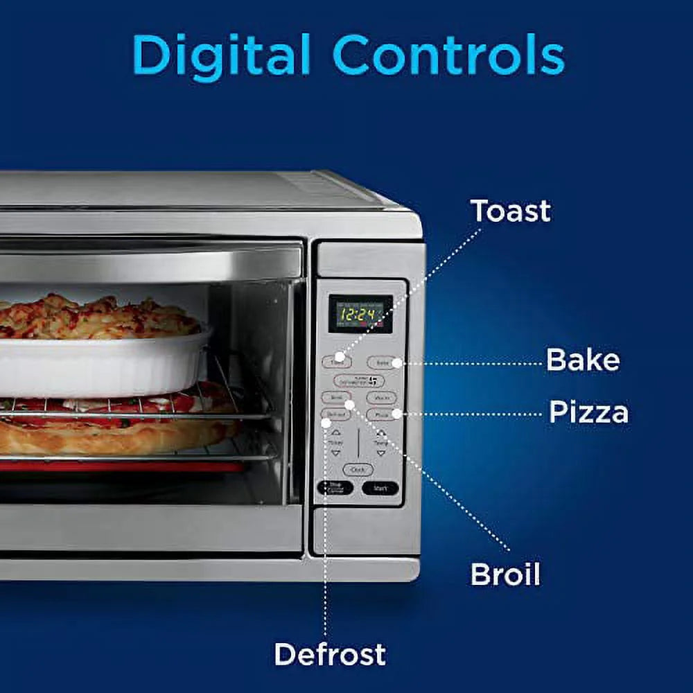 Stainless Steel 7-in-1 Countertop Toaster Oven U7853