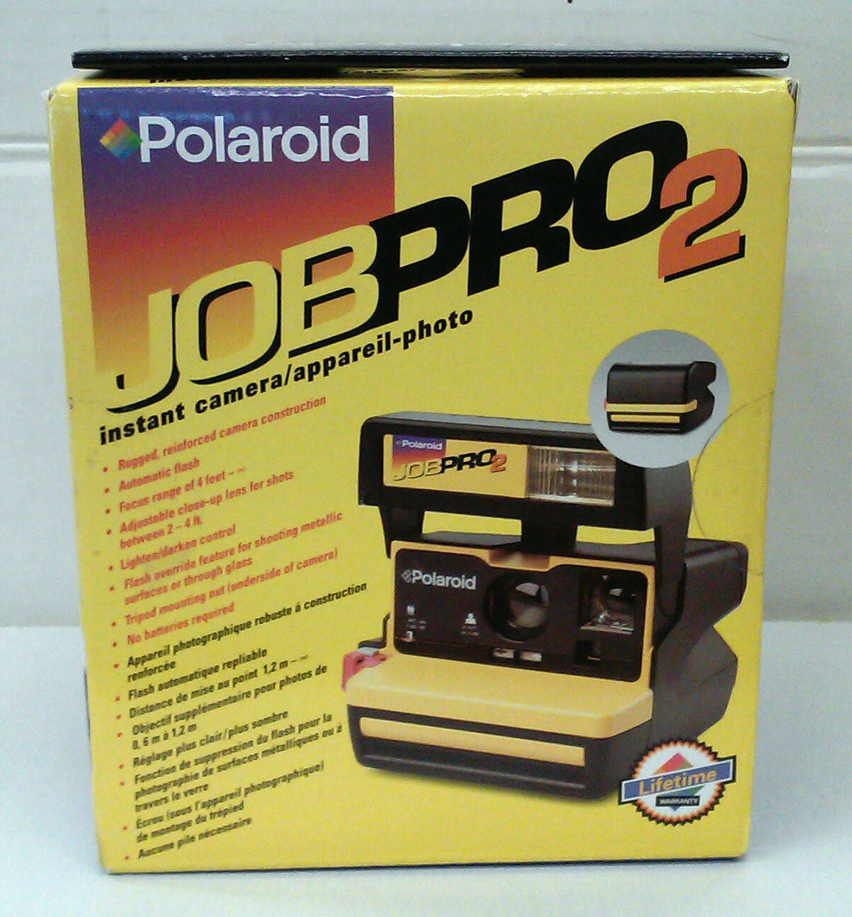 Instant camera black yellow G5587