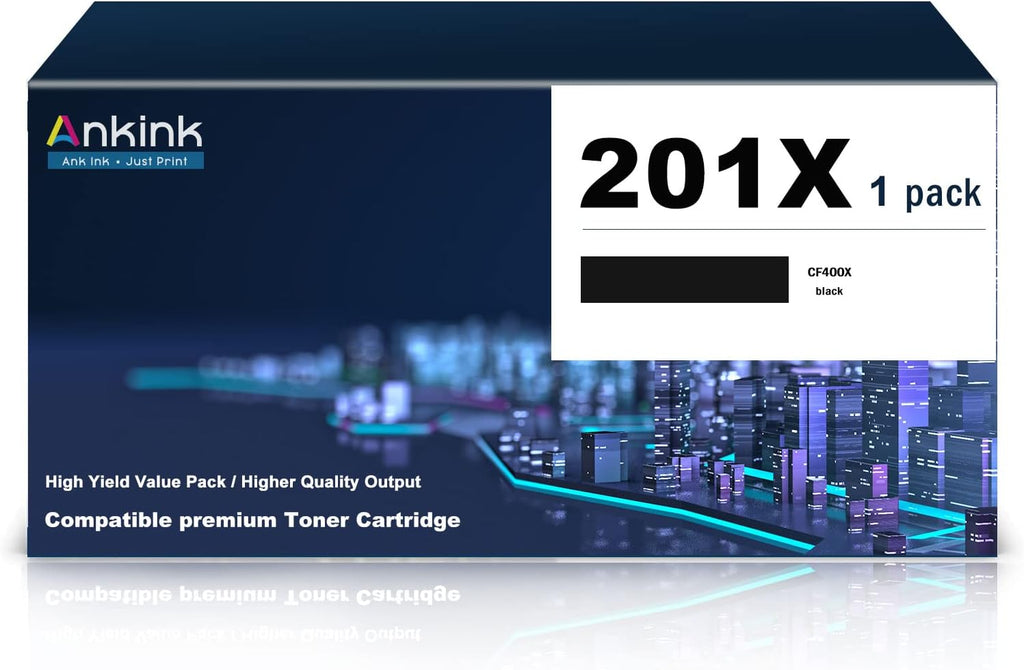Compatible Toner Cartridge for HP 201X 201A CF400X CF401X CF402X CF403X CF400A MFP M277dw M252dw M277n M277c6 M252n M277 Black Cyan Magenta Yellow N423