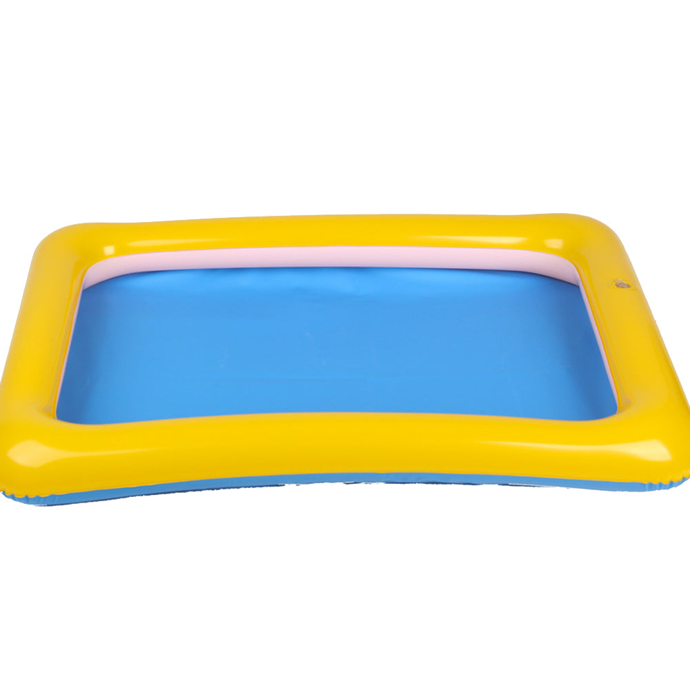 Sand Tray Outdoor Beach Kids Toys Storage Inflatable Pad Box Tray Y5351