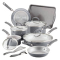13pc Aluminum Nonstick Cookware Set Gray B925