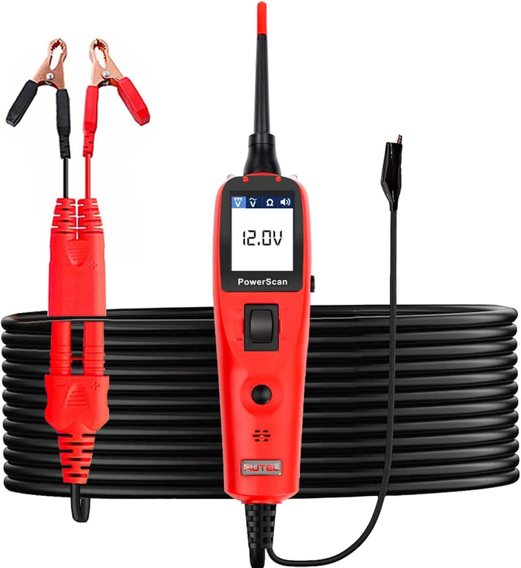 Circuit Tester with 20ft Cable, Built-In Circuit Breaker P124