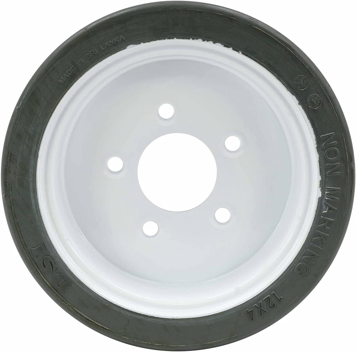 Scissor Lift Tires 12 x 4 Non-Marking Wheel Assembly B9547