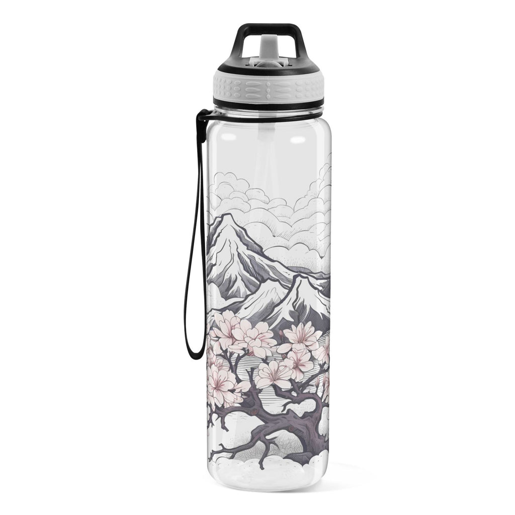 32oz Clear Tritan Water Bottle with Straw T25485