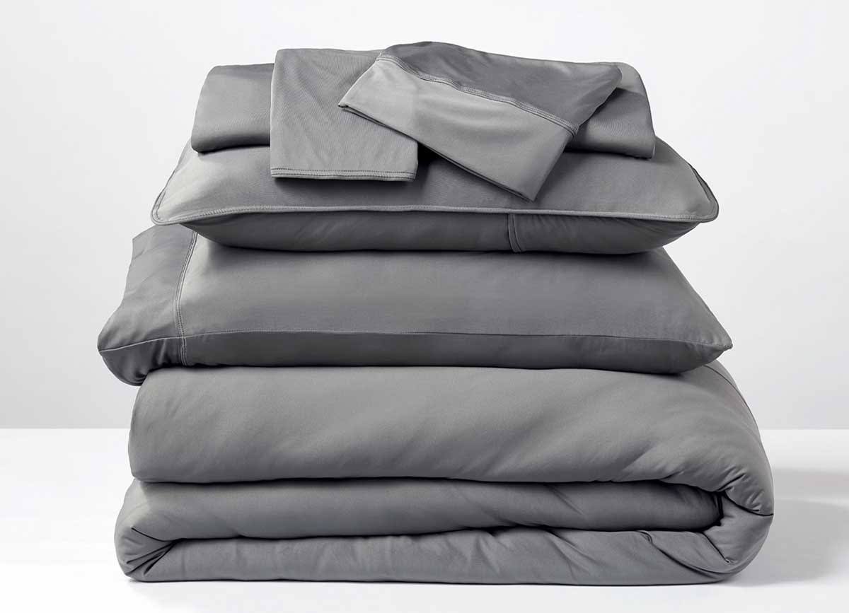 Bright White King/California King Polyester Bedding Set T67952