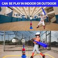 Automatic Launcher Baseball Bat Toys T-Ball Set with Baseball Bat and 3 Baseball Z756