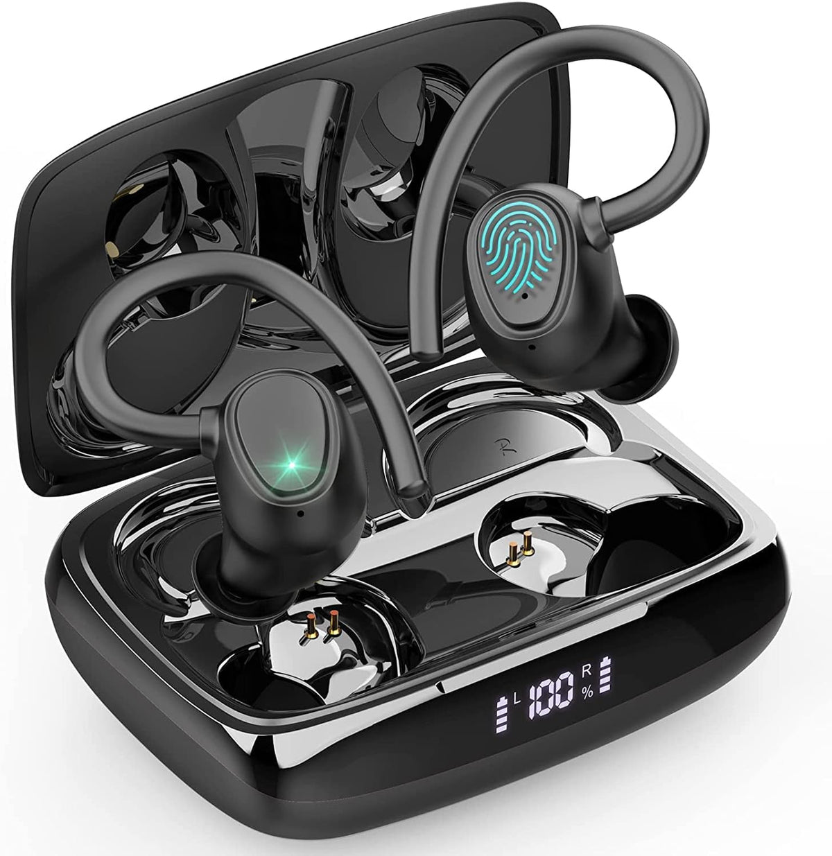 Wireless Bluetooth Earbuds with Mic, IP7 Waterproof, Pack of 2 V99964