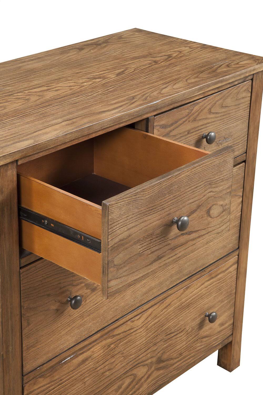 Toffee Brown 4 Drawer Wood Accent Chest I35767