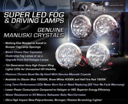 Blue LED Fog Lights Kit H89373
