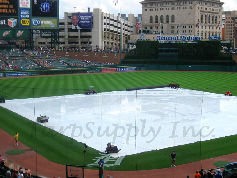 6'x8' Heavy Duty White Poly Tarp Cover M197227